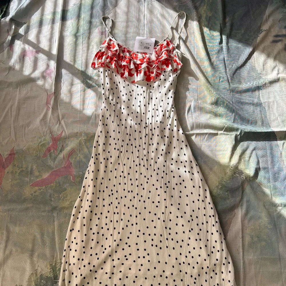 RIXO For Target POLKA DOT SLIP DRESS - Picture 4 of 6